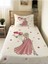 Prenses Kız Desenli Bebek ve Çocuk Baskılı Tek Kişilik Pike Takımı 160X230 1