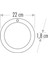 20W Sensörlü Sıva Üstü LED Armatür (Beyaz) Cat CT-9247B 3