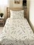 Yaprak Desenli Bebek ve Çocuk Baskılı Tek Kişilik Pike Takımı 160X230 Beyaz 1