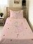 Balerin Kız Desenli Bebek ve Çocuk Baskılı Tek Kişilik Pike Takımı 160X230 Pembe 1