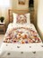 Sevimli Geyik Desenli Tek Kişilik Pike Takımı 160X230 cm 1