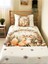 Sevimli Tilki Desenli Tek Kişilik Pike Takımı 160X230 cm 1