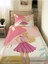Prenses Kız Desenli Bebek ve Çocuk Baskılı Tek Kişilik Pike Takımı 160X230 1