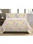 Modern Desenli Baskılı Çift Kişilik Pike Takımı 200X230 cm Renkli 1
