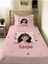 Prenses Kız Desenli Bebek ve Çocuk Baskılı Tek Kişilik Pike Takımı 160X230 1