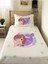 Deniz Kızı Desenli Bebek ve Çocuk Baskılı Tek Kişilik Pike Takımı 160X230 Beyaz 1