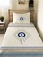 Göz Desenli Genç ve Çocuk Baskılı Tek Kişilik Pike Takımı 160X230 Beyaz 1