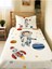 Astronot Desenli Bebek ve Çocuk Baskılı Tek Kişilik Pike TAKIMI 160X230 Beyaz 1
