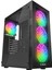 Plaıd V1 Mesh Temperli Camlı 4X12CM Auto Rgb Fan Atx Mid-T Gaming Oyuncu Kasası 2