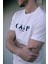 Beyaz Camp Baskılı T-Shirt 4