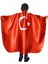 23 Nisan, 29 EKIM,10KASIM,30 Agustos, Kız Erkek Çocuk Ilkokul Ay Yıldız Pelerin 1 Adet 1