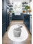 Dijital Baskılı Kaymaz Yıkanabilir Renkli Modern Oval Mutfak Halısı, N-O-Mutfak-20-Gri, 1