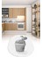Dijital Baskılı Kaymaz Yıkanabilir Renkli Modern Oval Mutfak Halısı, N-O-Mutfak-20-Gri, 4