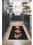 Dijital Baskılı Kaymaz Taban Yıkanabilir Renkli Modern Mutfak Halısı, N-Mutfak-01-Kahve, 4
