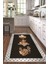 Dijital Baskılı Kaymaz Taban Yıkanabilir Renkli Modern Mutfak Halısı, N-Mutfak-01-Kahve, 5