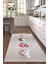 Dijital Baskılı Kaymaz Taban Yıkanabilir Renkli Modern Mutfak Halısı, N-Mutfak-07-Gri, 4