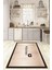 Dijital Baskılı Kaymaz Taban Yıkanabilir Kitchen Yazılı Mutfak Halısı, N-Mutfak-02-Kahve, 2