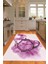 Dijital Baskılı Kaymaz Taban Yıkanabilir Renkli Modern Mutfak Halısı, N-Mutfak-23-Mor, 3
