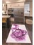 Dijital Baskılı Kaymaz Taban Yıkanabilir Renkli Modern Mutfak Halısı, N-Mutfak-23-Mor, 5