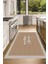 Dijital Baskılı Kaymaz Taban Yıkanabilir Kitchen Yazılı Mutfak Halısı, N-Mutfak-09-Gri, 2