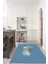 Dijital Baskılı Kaymaz Taban Yıkanabilir Home Yazılı Mutfak Halısı, N-Mutfak-31-Mavi, 4