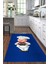 Dijital Baskılı Kaymaz Taban Yıkanabilir Renkli Modern Mutfak Halısı, N-Mutfak-05-Mavi, 5