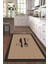 Dijital Baskılı Kaymaz Taban Yıkanabilir Kitchen Yazılı Mutfak Halısı, N-Mutfak-09-Kahve, 4