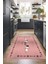 Dijital Baskılı Kaymaz Taban Yıkanabilir Renkli Modern Mutfak Halısı, N-Mutfak-10-Pembe, 3