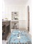 Dijital Baskılı Kaymaz Taban Yıkanabilir Renkli Modern Mutfak Halısı, N-Mutfak-03-Mavi, 1