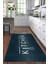 Dijital Baskılı Kaymaz Taban Yıkanabilir Kitchen Yazılı Mutfak Halısı, N-Mutfak-04-Mavi, 5
