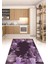 3D Dijital Baskılı Kaymaz Taban Yıkanabilir Renkli Modern Mutfak Halısı, N-Mutfak-25-Mor, 3