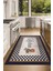 Dijital Baskılı Kaymaz Taban Yıkanabilir Kitchen Yazılı Mutfak Halısı, N-Mutfak-48-Lacivert, 4