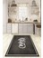 Dijital Baskılı Kaymaz Taban Yıkanabilir Kitchen Yazılı Mutfak Halısı, N-Mutfak-42-Antrasit, 4