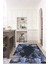 3D Dijital Baskılı Kaymaz Taban Yıkanabilir Renkli Modern Mutfak Halısı, N-Mutfak-25-Mavi, 5