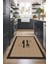 Dijital Baskılı Kaymaz Taban Yıkanabilir Kitchen Yazılı Mutfak Halısı, N-Mutfak-09-Kahve, 3