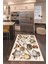 3D Dijital Baskılı Kaymaz Taban Yıkanabilir Renkli Modern Mutfak Halısı, N-Mutfak-35-Kahve, 3