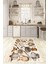 3D Dijital Baskılı Kaymaz Taban Yıkanabilir Renkli Modern Mutfak Halısı, N-Mutfak-35-Kahve, 5