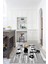 Dijital Baskılı Kaymaz Taban Yıkanabilir Renkli Modern Mutfak Halısı, N-Mutfak-39-Gri, 3