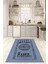 Dijital Baskılı Kaymaz Taban Yıkanabilir Renkli Modern Mutfak Halısı, N-Mutfak-50-Mavi, 3