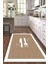 Dijital Baskılı Kaymaz Taban Yıkanabilir Kitchen Yazılı Mutfak Halısı, N-Mutfak-09-Beyaz, 4