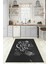 3D Dijital Baskılı Kaymaz Taban Yıkanabilir Renkli Modern Mutfak Halısı, N-Mutfak-44-Gri, 3