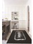 Dijital Baskılı Kaymaz Taban Yıkanabilir Kitchen Yazılı Mutfak Halısı, N-Mutfak-28-Antrasit, 5