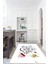 3D Dijital Baskılı Kaymaz Taban Yıkanabilir Renkli Modern Mutfak Halısı, N-Mutfak-44-Beyaz, 2