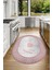 Dijital Baskılı Kaymaz Yıkanabilir Home Yazılı Oval Mutfak Halısı, N-O-Mutfak-12-Pembe, 2
