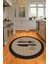 Dijital Baskılı Kaymaz Yıkanabilir Kitchen Yazılı Yuvarlak Mutfak Halısı, N-Y-Mutfak-09-Kahve, 5