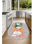 3D Dijital Baskılı Kaymaz Yıkanabilir Renkli Modern Oval Mutfak Halısı, N-O-Mutfak-45-Renkli, 4
