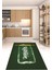 Dijital Baskılı Kaymaz Taban Yıkanabilir Kitchen Yazılı Mutfak Halısı, N-Mutfak-28-Yeşil, 3