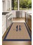 Dijital Baskılı Kaymaz Taban Yıkanabilir Kitchen Yazılı Mutfak Halısı, N-Mutfak-09-Mavi, 2