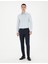 Erkek Açık Mavi Slim Fit Uzun Kollu Gömlek 50282982-VR003 4