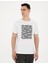 Erkek Beyaz Regular Fit Tişört 50280950-VR013 3